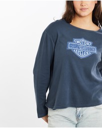 Vintage by The Real Deal - Pre Loved - Vintage Harley Davidson Long Sleeve Tee