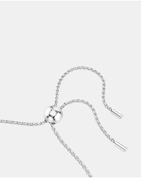 Swarovski - Matrix Tennis Bracelet, Round Cut, White, Rhodium-Plated