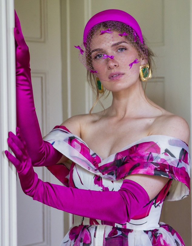 DENTS - Long Opera Satin Gloves