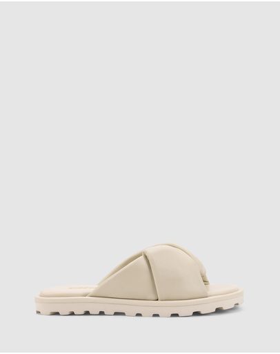 Beige Leather