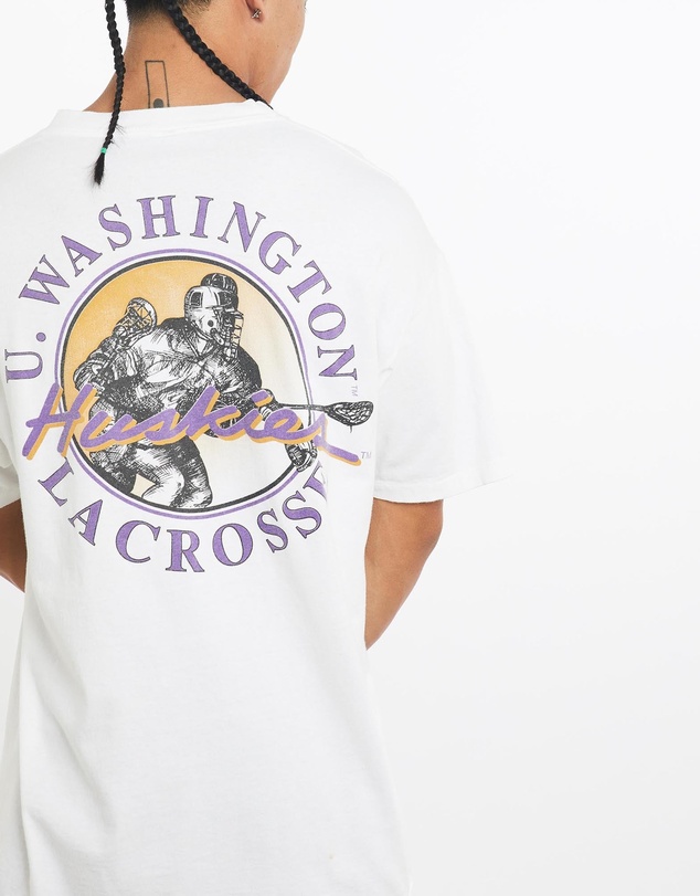 Vintage by The Real Deal - Pre Loved - Vintage 90s University of Washington Huskies Tee