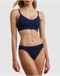 Lauren by Ralph Lauren - Lauren Seamless Recycled Jersey High Leg Bikini Brief