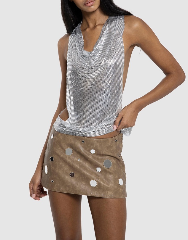Jaded London - Draped Chainmail Top