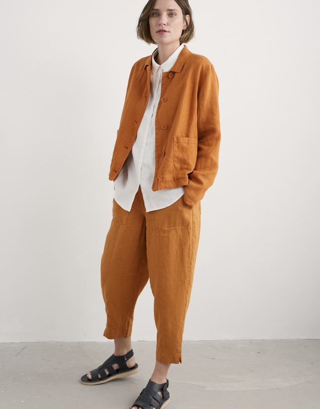 Seasalt - Seasalt Cornwall Yellow Arame Linen Jacket