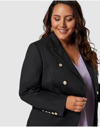 Something 4 Olivia - Madeleine Button Blazer