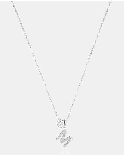 Georgini - Georgini Luxury Letters M Initial Pendant Silver