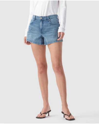 Outland Denim - Olive Cooke x Outland Denim Ebony High Flare Shorts