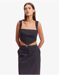 Bardot - Sian Pin Stripe Bustier