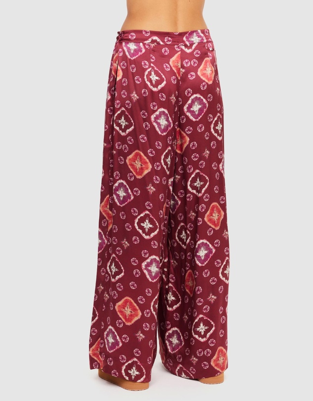 The Upside - Miri Kato Silk Wide Leg Pants