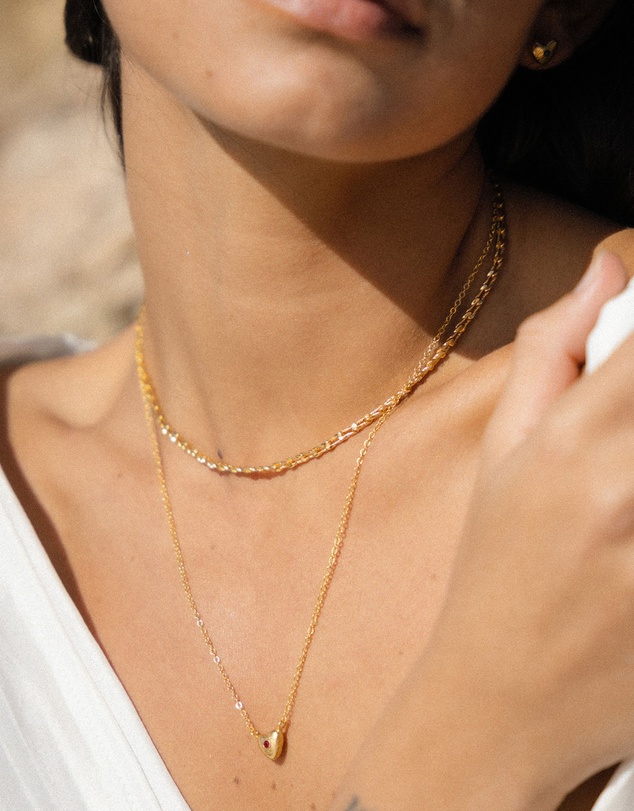 Ottoman Hands - Marina Red Heart Necklace