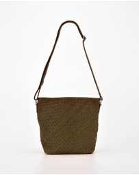 Cobb & Co - Canterbury Woven Leather Bag