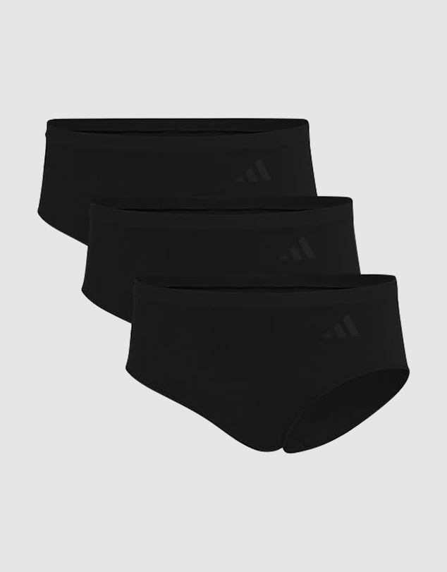 adidas Sportswear - 3 Pack Active Seamless Hipster Brief Underwear