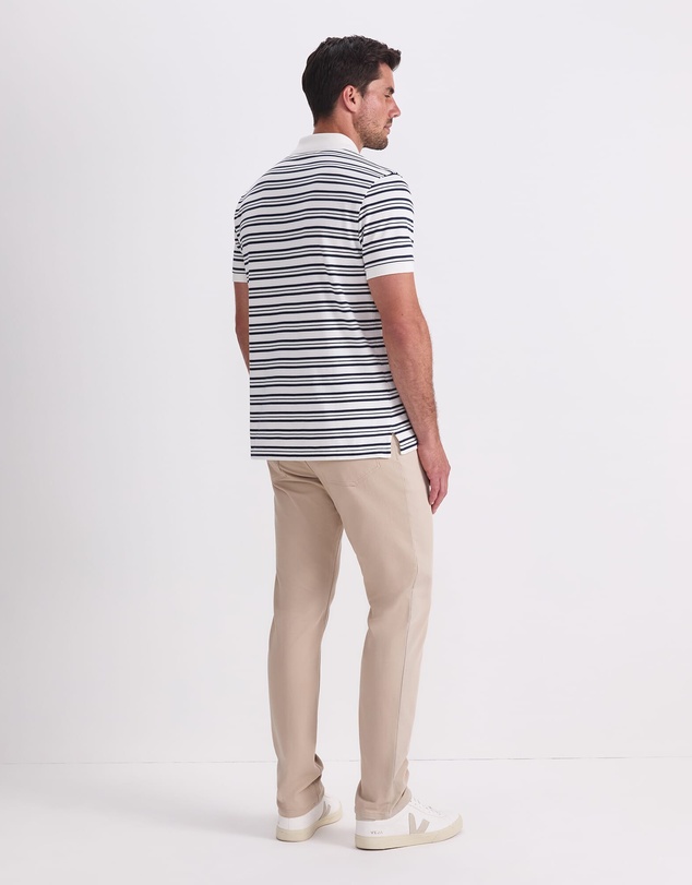 Sportscraft - Sc Stripe Pique Polo