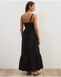 Atmos&Here - Andy Cotton Poplin Midi Dress
