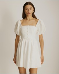 Atmos&Here - Bobbie Puff Sleeve Mini Dress