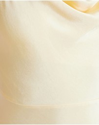 Six Stories - Cowl Front Satin Bridesmaid Dress