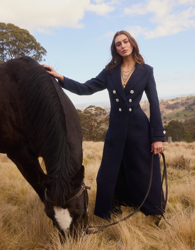 Aqua Blu Australia - Aegaeon Cosette Trench Coat
