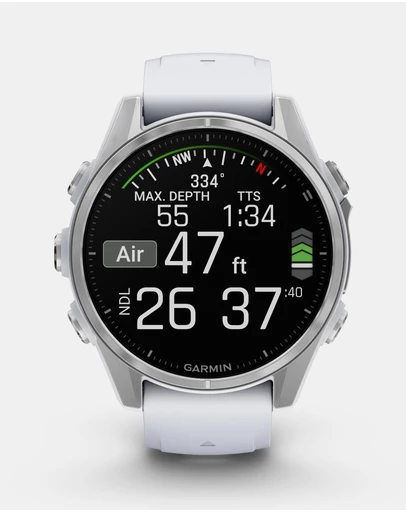 Garmin - fenix 8, 43mm, AMOLED, Glass