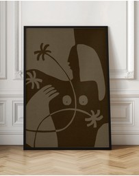 Olive et Oriel - The Land Story 6 by Shatha Al Dafai Art Print