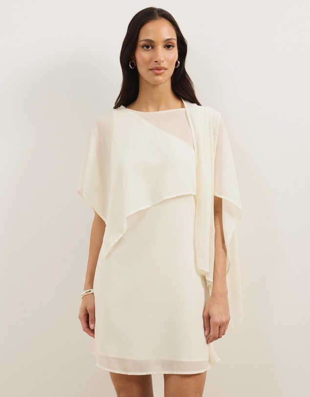 Atmos&Here - Tara Chiffon Scarf Mini Dress