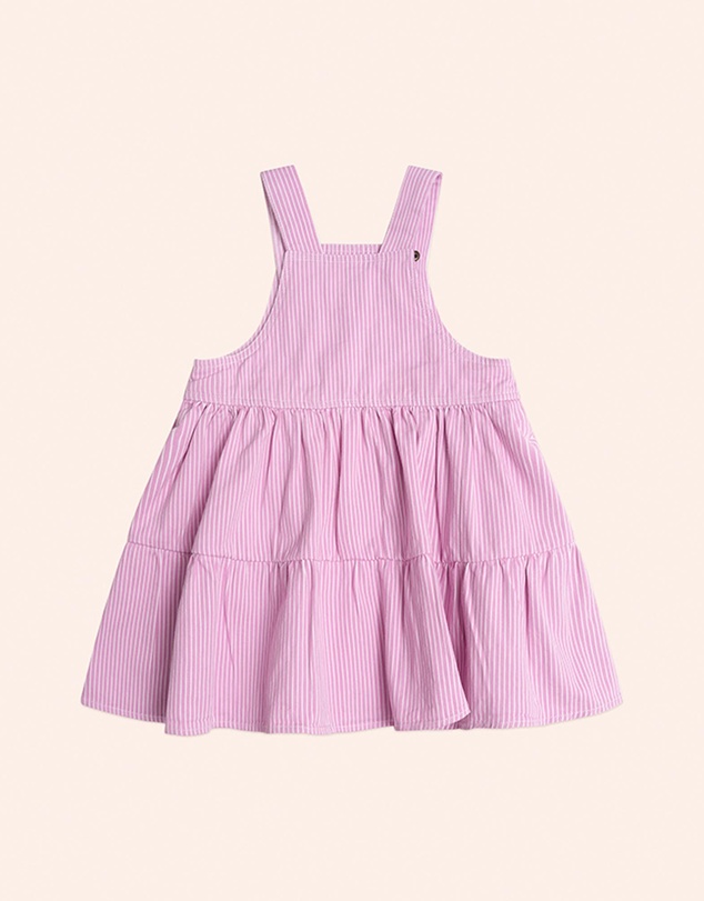 Huxbaby - Candy Stripe Pinafore Dress - Babies-Kids