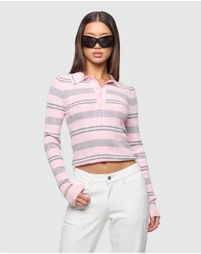 Abrand - Kitten Longsleeve Polo