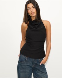 Dazie - Sunlit High Neck Top