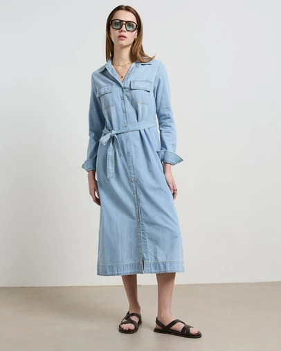 DRICOPER DENIM - Naia Sunbleach Dress