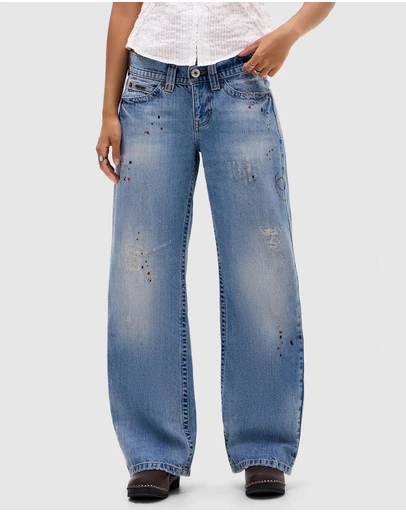 BDG By Urban Outfitters - Kayla Printed Jeans