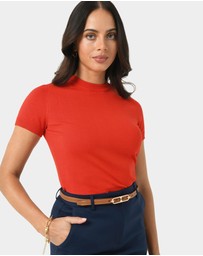 Forcast - Catherine Short Sleeve Knit