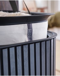 Joseph Joseph - Tota Trio Luxe 90L Easy-empty Bamboo Laundry Basket (Carbon Black)