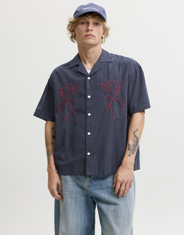 Jack & Jones - Joratocha Embroidery SS Shirt
