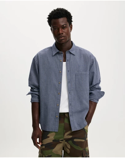 Cotton On - Hudson Long Sleeve Shirt