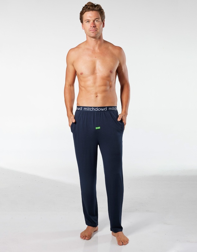 Mitch Dowd - Soft Bamboo Knit Sleep Pants - Navy
