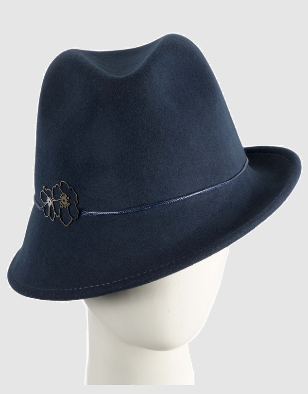 Max Alexander - Felt Navy Trilby Hat