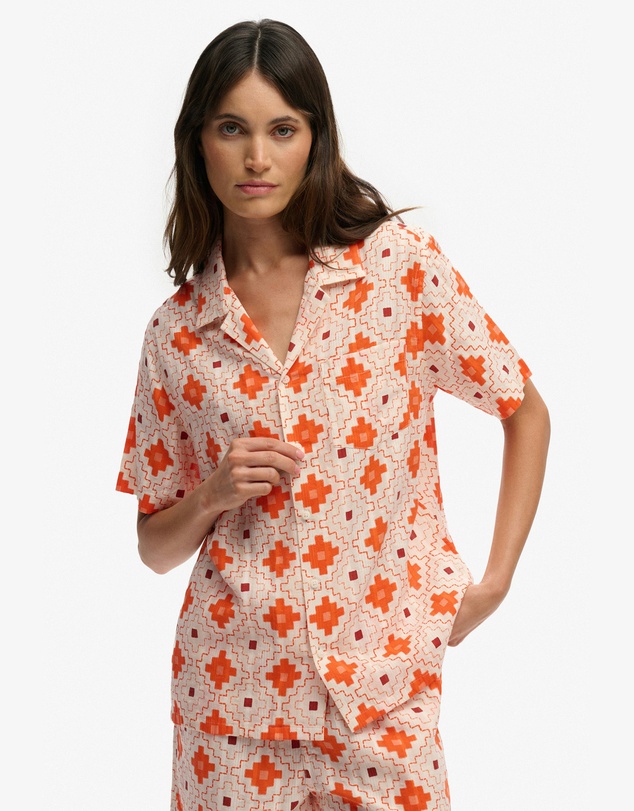 Superdry - Beach Printed Short Sleeve Shirt