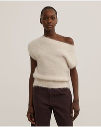 Witchery - Asymmetric Fluffy Top