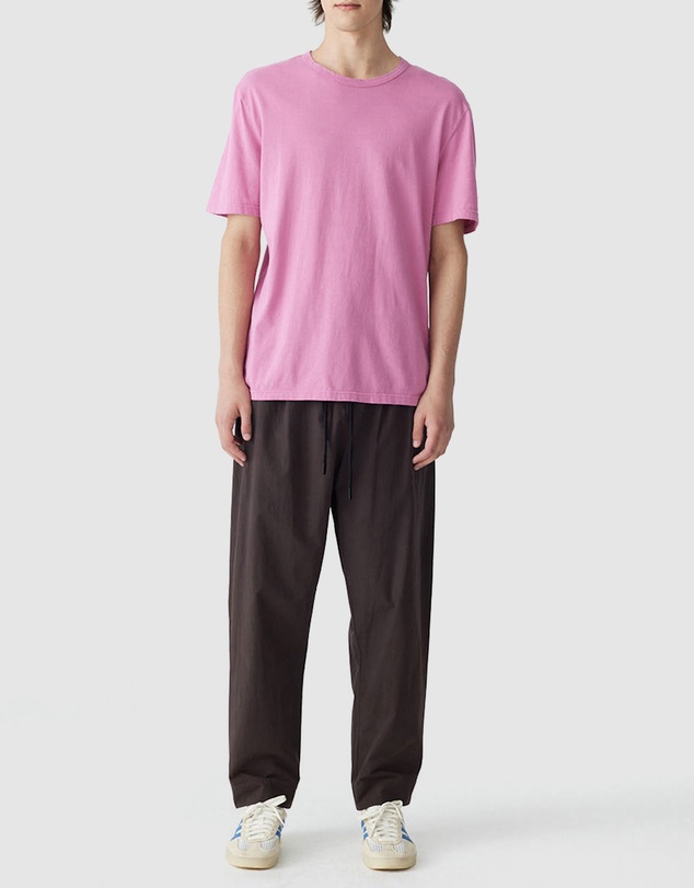 Bassike - Crushed Cotton Pull On Pants