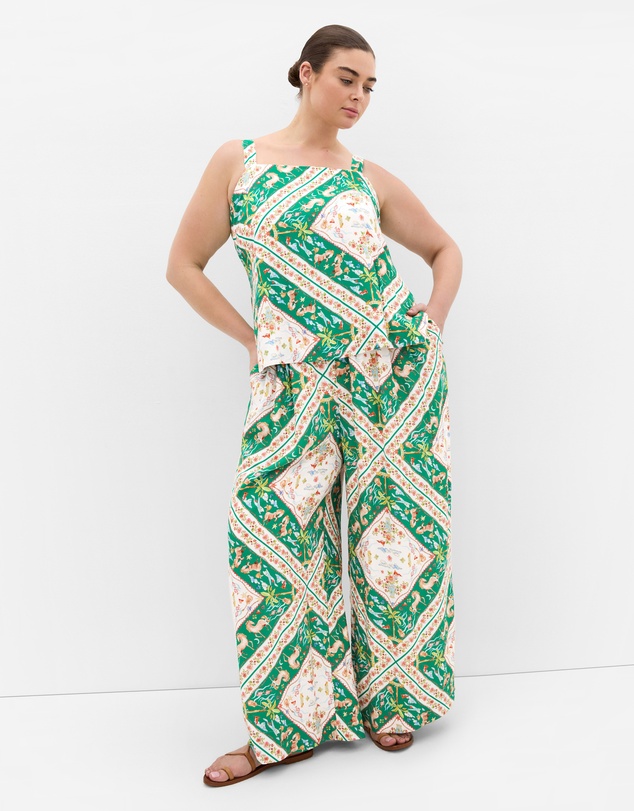 City Chic - Jayla Prairie Print Pant