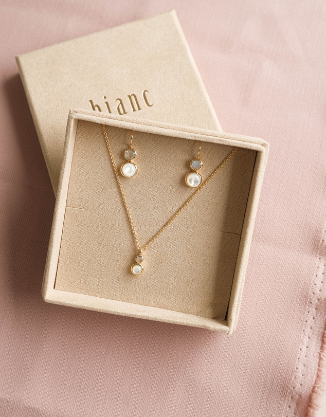 Bianc - Posy Necklace Mother of Pearl