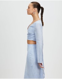 Third Form - Paisley Wrap Blouse
