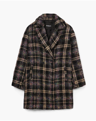 Desigual - Checkered Coat