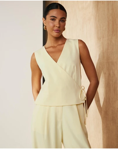 Atmos&Here - Freida Wrap Vest Top