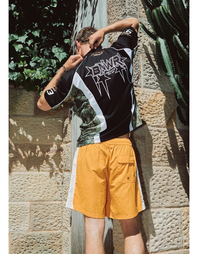 Black Noise White Rain - Xl Archive Jersey T-Shirt