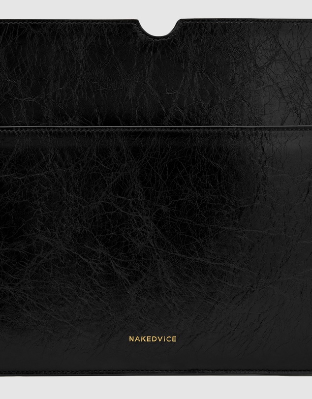 Nakedvice - The Bass Black Gold Laptop Sleeve