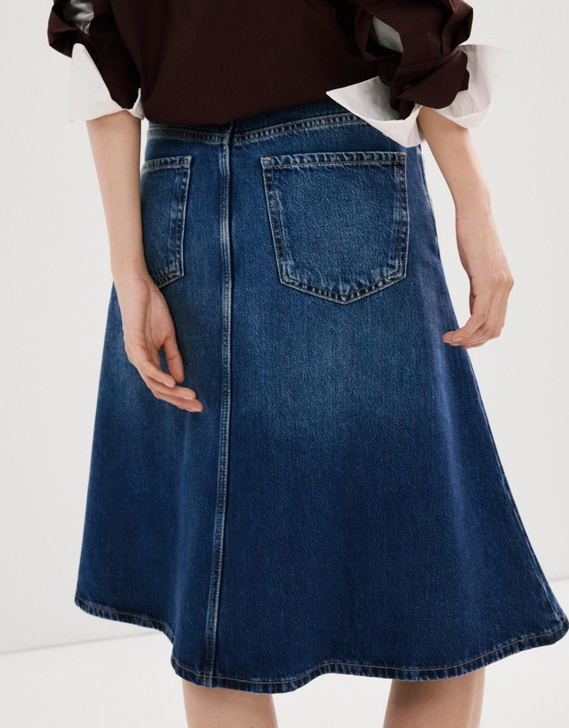 M.N.G - Midi Denim Skirt