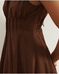 Atmos&Here - Anna Pintuck Maxi Dress
