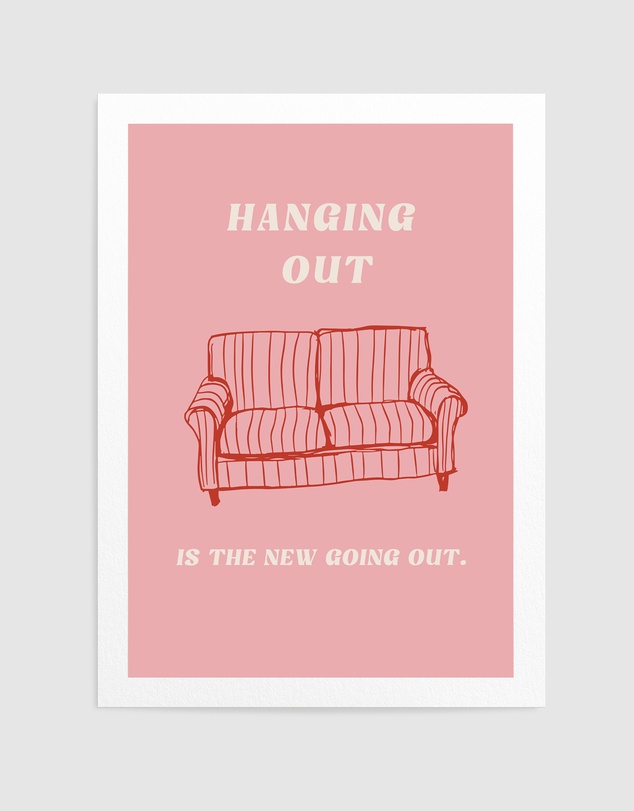 Olive et Oriel - Hanging Out by Treechild Art Print