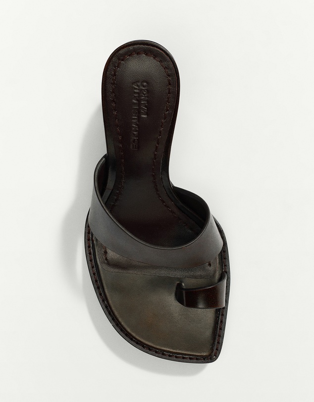 M.N.G - Leather Block-Heel Sandals