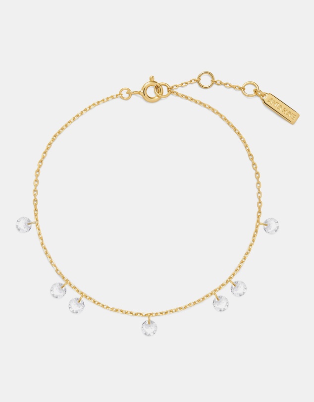 Ania Haie - Ania Haie Gold Droplet Station Bracelet
